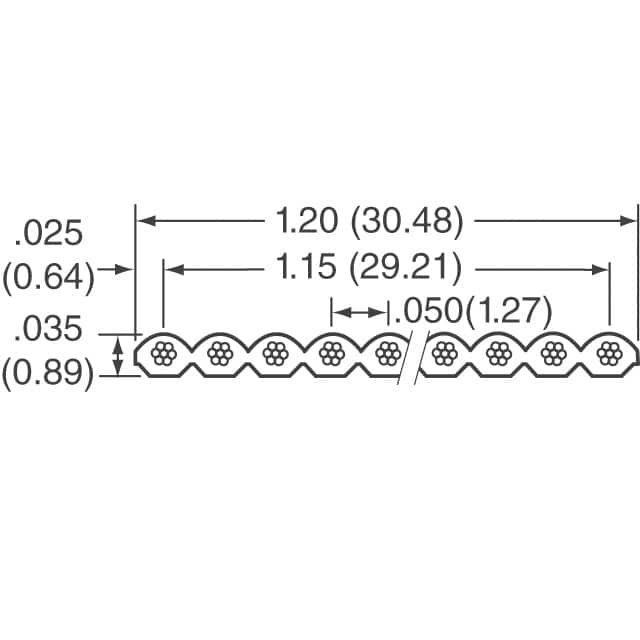3365/24 100SF 3M  Cavi Fili
